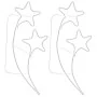 Tira de luces de estrella 2 uds blanco cálido 125,5x53x4,5 cm by , Christmas lights - Ref: Foro24-343318, Price: 73,66 €, Dis...