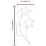 Tira de luces de estrella 2 uds blanco cálido 125,5x53x4,5 cm by , Christmas lights - Ref: Foro24-343318, Price: 73,66 €, Dis...