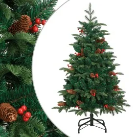 Árbol de Navidad artificial con piñas y bayas 120 cm by , Christmas trees - Ref: Foro24-358374, Price: 48,76 €, Discount: %