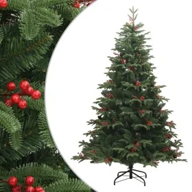 Árbol de Navidad artificial con piñas y bayas 180 cm von , Weihnachtsbäume - Ref: Foro24-358376, Preis: 106,01 €, Rabatt: %