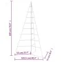 Árbol de Navidad para decoración metal negro 180 cm de , Arboles de navidad - Ref: Foro24-359602, Precio: 66,20 €, Descuento: %
