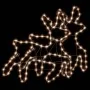 Figura de reno Navidad con LED 2 uds blanco cálido 57x55x4,5 cm de , Luces de Navidad - Ref: Foro24-3154294, Precio: 52,70 €,...