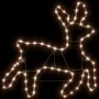 Figura de reno Navidad con LED 2 uds blanco cálido 57x55x4,5 cm de , Luces de Navidad - Ref: Foro24-3154294, Precio: 52,70 €,...