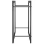 Leñero de acero negro mate 50x28x56 cm von , Brennholztaschen und -halter - Ref: Foro24-350304, Preis: 26,84 €, Rabatt: %