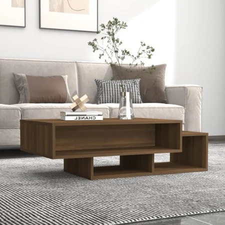 Mesa de centro madera de ingeniería roble marrón 105x55x32 cm by , Coffee table - Ref: Foro24-815983, Price: 65,64 €, Discoun...