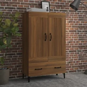 Aparador alto de madera contrachapada marrón roble 70x31x115 cm von , Sideboards - Ref: Foro24-817488, Preis: 94,83 €, Rabatt: %