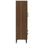Aparador alto de madera contrachapada marrón roble 70x31x115 cm by , Sideboards - Ref: Foro24-817488, Price: 94,80 €, Discoun...