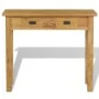 Mesa consola madera de teca maciza 90x30x80 cm by , Side tables - Ref: Foro24-244481, Price: 187,28 €, Discount: %