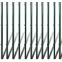 Valla tela metálica con postes acero verde 1x25 m de , Paneles de vallas - Ref: Foro24-140357, Precio: 208,14 €, Descuento: %