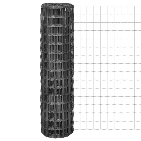 Euro Valla acero gris 10x1,5 m von , Zaunpaneele - Ref: Foro24-142511, Preis: 87,69 €, Rabatt: %