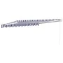 Toldo retráctil aluminio y tela azul y blanco 3,5x2,5 m von , Markisen - Ref: Foro24-3154422, Preis: 221,95 €, Rabatt: %