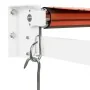 Toldo retráctil aluminio y tela naranja y marrón 4x3 m de , Toldos - Ref: Foro24-3154443, Precio: 266,59 €, Descuento: %