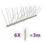Set de hileras 6 pinchos contra pájaros y palomas 4 filas 3 m by , Animal repellents - Ref: Foro24-170233, Price: 18,05 €, Di...