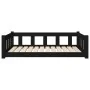 Cama para perros madera maciza de pino negro 105,5x75,5x28 cm de , Camas para perros - Ref: Foro24-820206, Precio: 104,77 €, ...