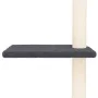 Árbol rascador gatos suelo a techo gris oscuro 267,5-297,5 cm de , Mobiliario para gatos - Ref: Foro24-171707, Precio: 75,23 ...