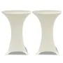 2 Manteles color crema ajustados para mesa de pie - 70 cm diámetro von , Abdeckungen - Ref: Foro24-241208, Preis: 28,48 €, Ra...