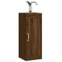 Armario de pared madera ingeniería marrón roble 34,5x34x90 cm by , Sideboards - Ref: Foro24-835025, Price: 50,80 €, Discount: %