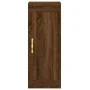 Armario de pared madera ingeniería marrón roble 34,5x34x90 cm by , Sideboards - Ref: Foro24-835025, Price: 50,80 €, Discount: %