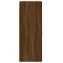 Armario de pared madera ingeniería marrón roble 34,5x34x90 cm by , Sideboards - Ref: Foro24-835025, Price: 50,80 €, Discount: %
