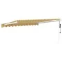 Toldo retráctil automático amarillo y blanco 3x2,5 m by , Awnings - Ref: Foro24-3154481, Price: 251,26 €, Discount: %