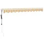 Toldo retráctil automático amarillo y blanco 3x2,5 m by , Awnings - Ref: Foro24-3154481, Price: 251,26 €, Discount: %