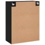 Armarios de pared 2 uds madera de ingeniería negro by , Sideboards - Ref: Foro24-3197890, Price: 171,15 €, Discount: %