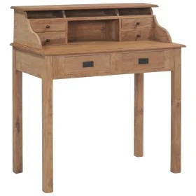 Escritorio de madera maciza de teca 90x50x100 cm von , Schreibtische - Ref: Foro24-282851, Preis: 340,49 €, Rabatt: %