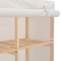 Armario de tela blanco 200x40x170 cm by , Wardrobes - Ref: Foro24-248200, Price: 167,89 €, Discount: %
