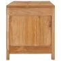 Mueble de TV madera maciza de teca 100x30x35 cm by , TV Furniture - Ref: Foro24-288900, Price: 170,42 €, Discount: %