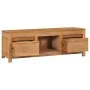 Mueble de TV madera maciza de teca 100x30x35 cm by , TV Furniture - Ref: Foro24-288900, Price: 170,42 €, Discount: %