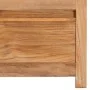 Mueble de TV madera maciza de teca 100x30x35 cm by , TV Furniture - Ref: Foro24-288900, Price: 170,42 €, Discount: %
