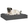 Cama para perros madera maciza de pino gris 61,5x49x9 cm by , Beds for dogs - Ref: Foro24-820853, Price: 21,86 €, Discount: %