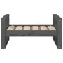 Cama para perros madera maciza de pino gris 55,5x45,5x28 cm de , Camas para perros - Ref: Foro24-821469, Precio: 31,44 €, Des...