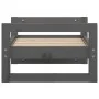 Cama para perros madera maciza de pino gris 55,5x45,5x28 cm de , Camas para perros - Ref: Foro24-821469, Precio: 31,44 €, Des...