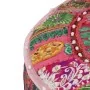Puf redondo de pachtwork algodón hecho a mano 40x20 cm rosa by , Ottomans - Ref: Foro24-246574, Price: 49,62 €, Discount: %