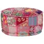 Puf redondo de pachtwork algodón hecho a mano 40x20 cm rosa by , Ottomans - Ref: Foro24-246574, Price: 49,62 €, Discount: %