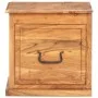 Baúl de madera maciza de acacia 40x40x40 cm de , Baúles de almacenamiento - Ref: Foro24-289649, Precio: 140,08 €, Descuento: %