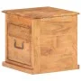 Baúl de madera maciza de acacia 40x40x40 cm de , Baúles de almacenamiento - Ref: Foro24-289649, Precio: 140,08 €, Descuento: %