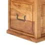 Baúl de madera maciza de acacia 40x40x40 cm de , Baúles de almacenamiento - Ref: Foro24-289649, Precio: 140,08 €, Descuento: %