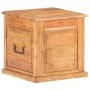 Baúl de madera maciza de acacia 40x40x40 cm de , Baúles de almacenamiento - Ref: Foro24-289649, Precio: 140,08 €, Descuento: %