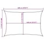 Toldo de vela HDPE marrón 160 g/m² 4x6 m by , Umbrellas - Ref: Foro24-311794, Price: 53,45 €, Discount: %