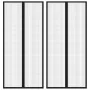 Mosquiteras para puerta bloque magnético 2 uds negro 210x90 cm de , Mosquiteras para ventanas - Ref: Foro24-314686, Precio: 1...