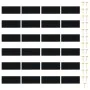 Mosquiteras para puerta bloque magnético 2 uds negro 210x90 cm de , Mosquiteras para ventanas - Ref: Foro24-314686, Precio: 1...