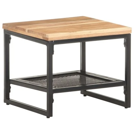 Mesa auxiliar de madera maciza de acacia 40x40x35 cm by , Side tables - Ref: Foro24-320243, Price: 64,15 €, Discount: %