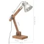 Lámpara de mesa industrial plateada redonda 58x18x90 cm E27 von , Lampen - Ref: Foro24-320551, Preis: 56,00 €, Rabatt: %