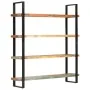Estantería de 4 niveles madera maciza reciclada 160x40x180 cm by , Bookcases and shelves - Ref: Foro24-321067, Price: 459,61 ...