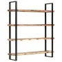 Estantería de 4 niveles madera maciza reciclada 160x40x180 cm by , Bookcases and shelves - Ref: Foro24-321067, Price: 459,61 ...