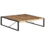 Mesa de centro madera de mango rugosa 140x140x40 cm by , Coffee table - Ref: Foro24-321576, Price: 379,20 €, Discount: %