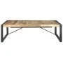 Mesa de centro madera de mango rugosa 140x140x40 cm by , Coffee table - Ref: Foro24-321576, Price: 379,20 €, Discount: %
