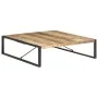 Mesa de centro madera de mango rugosa 140x140x40 cm by , Coffee table - Ref: Foro24-321576, Price: 379,20 €, Discount: %